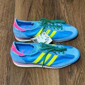 Adidas SL 72 OG Sky Rush Solar Yellow Pink Sneakers JI0196 Wmns Sz 8